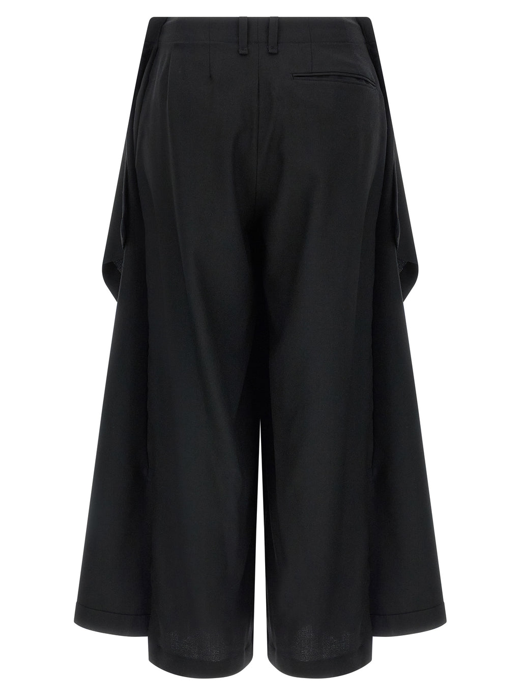 Issey Miyake Black Wool Casual Pants
