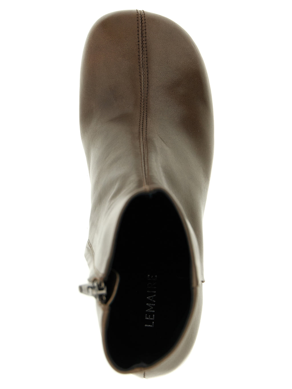 Lemaire Brown Calfskin Ankle Boots