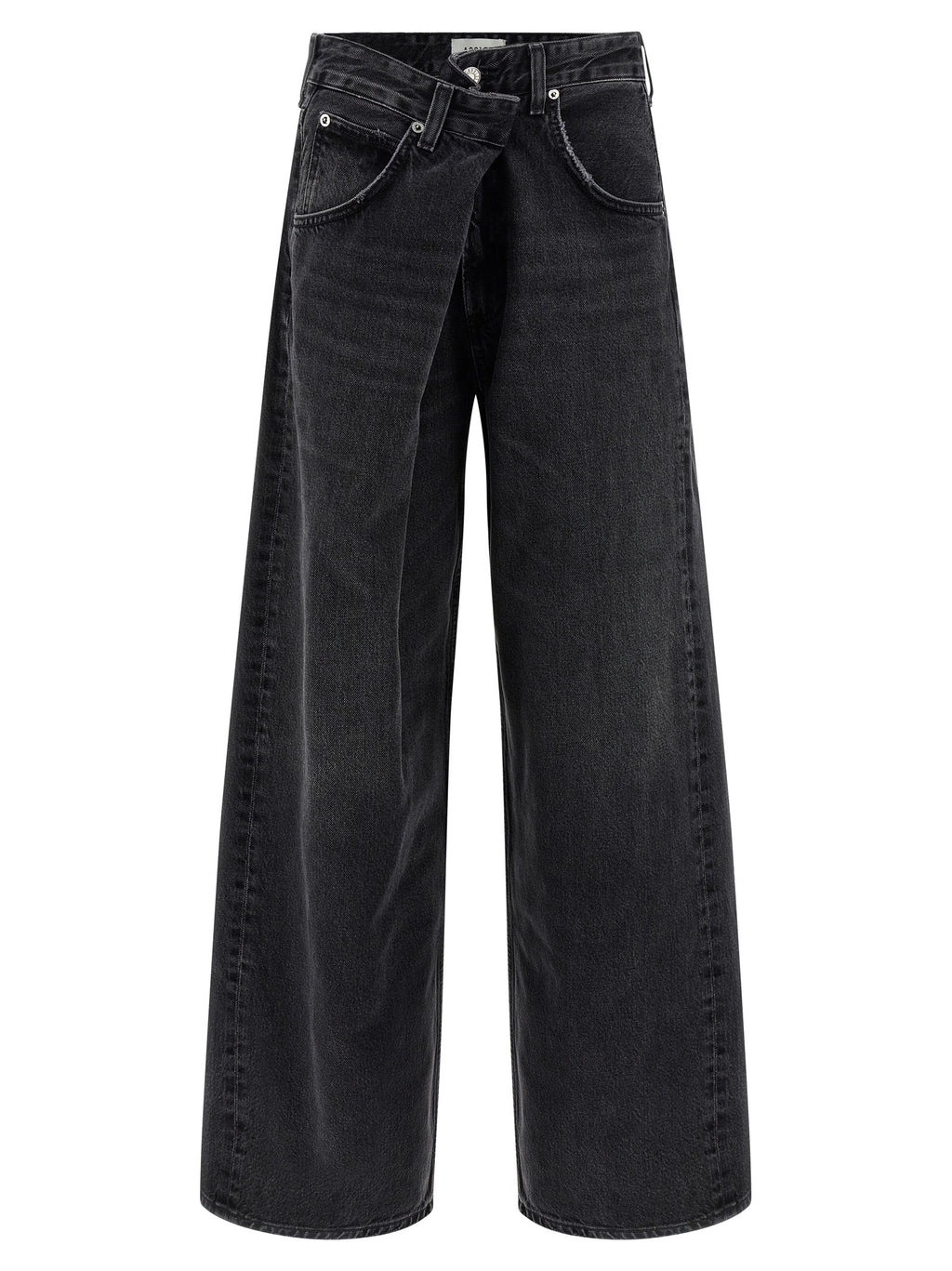 Agolde Black Cotton Jeans Denim