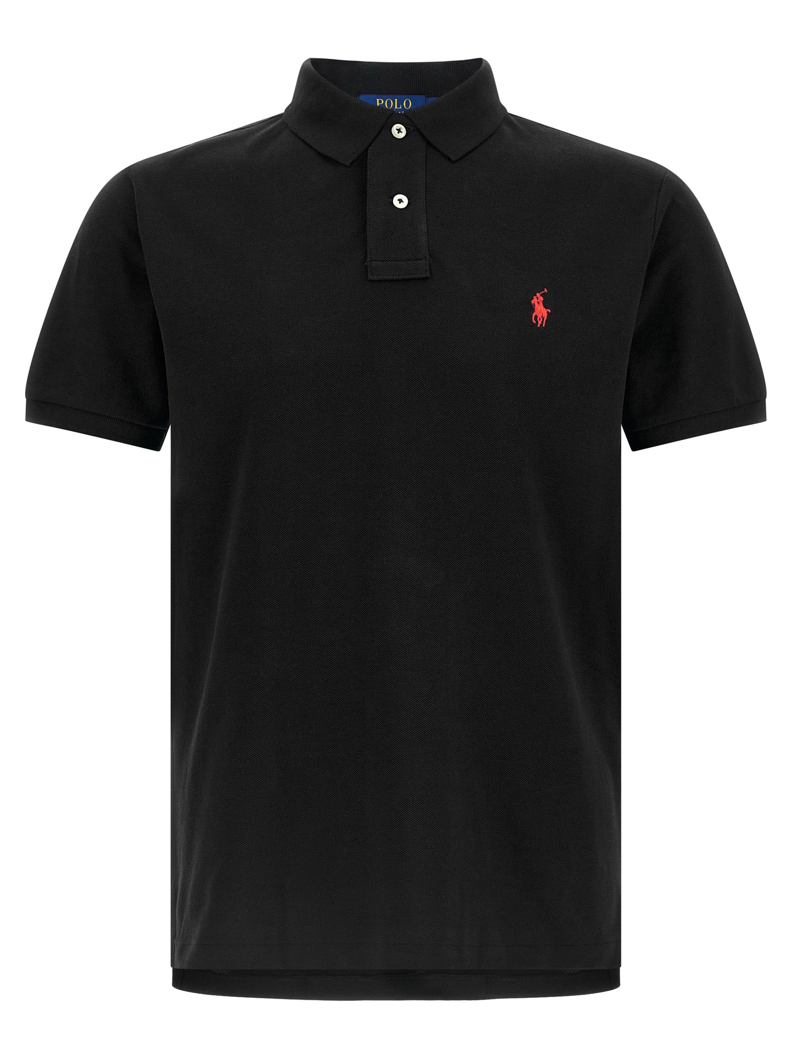 Polo Ralph Lauren Black Cotton Polo Shirt