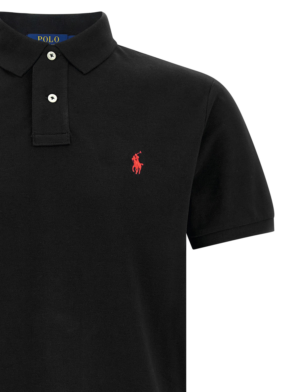Polo Ralph Lauren Black Cotton Polo Shirt