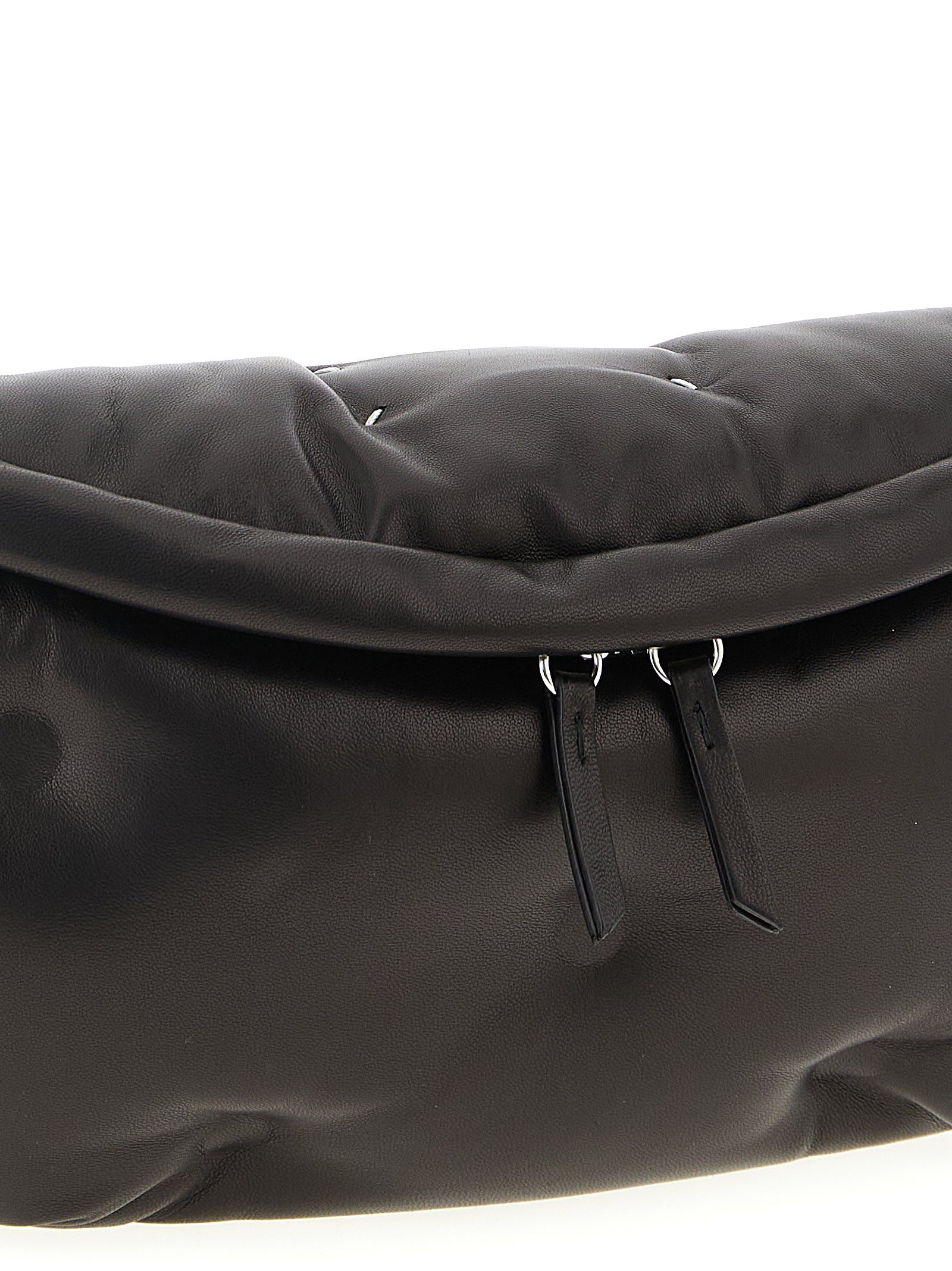 Maison Margiela Black Lambskin Crossbody Bag
