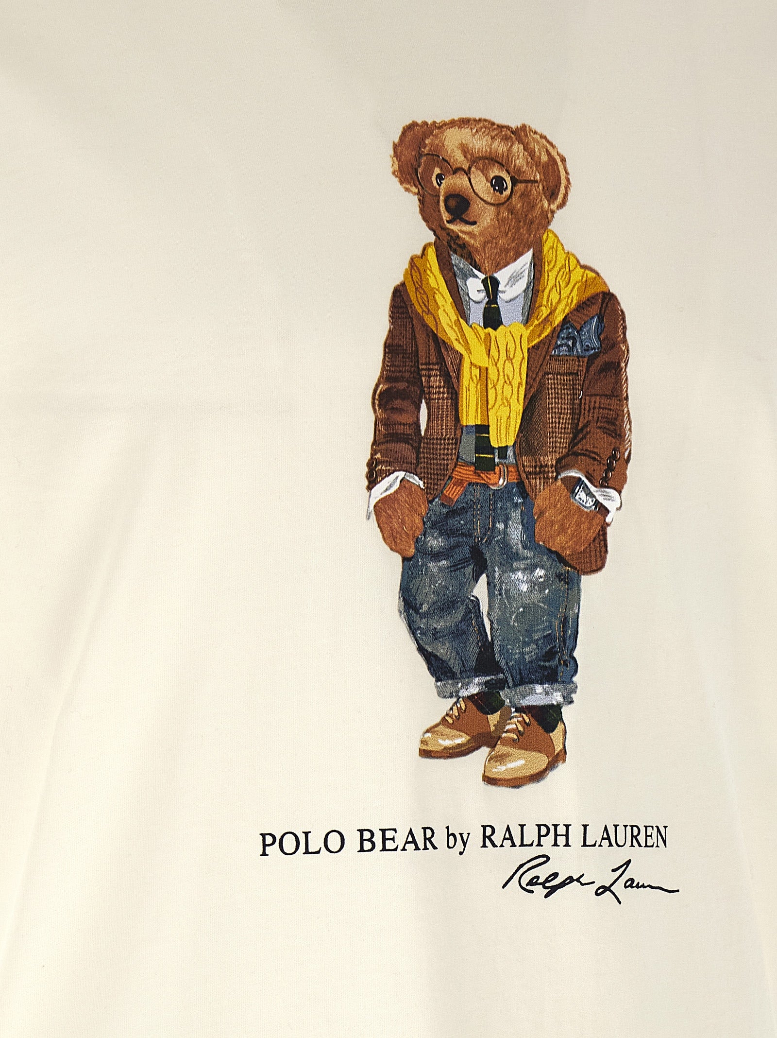 Polo Ralph Lauren White Cotton T-Shirt