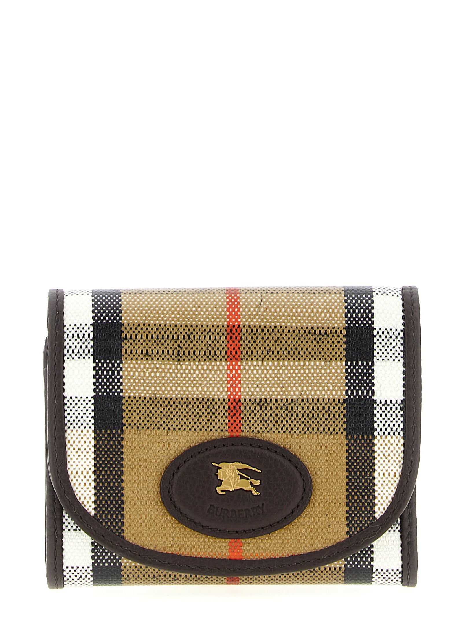 Burberry Beige Cotton Cardholder