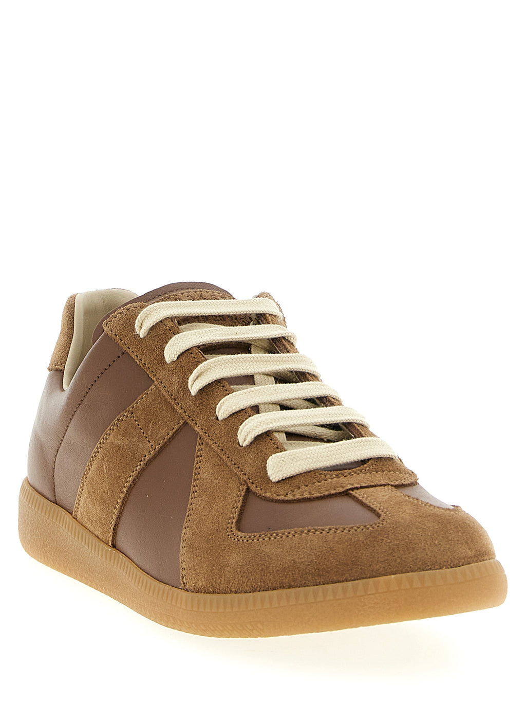 Maison Margiela Brown Calfskin Sneakers