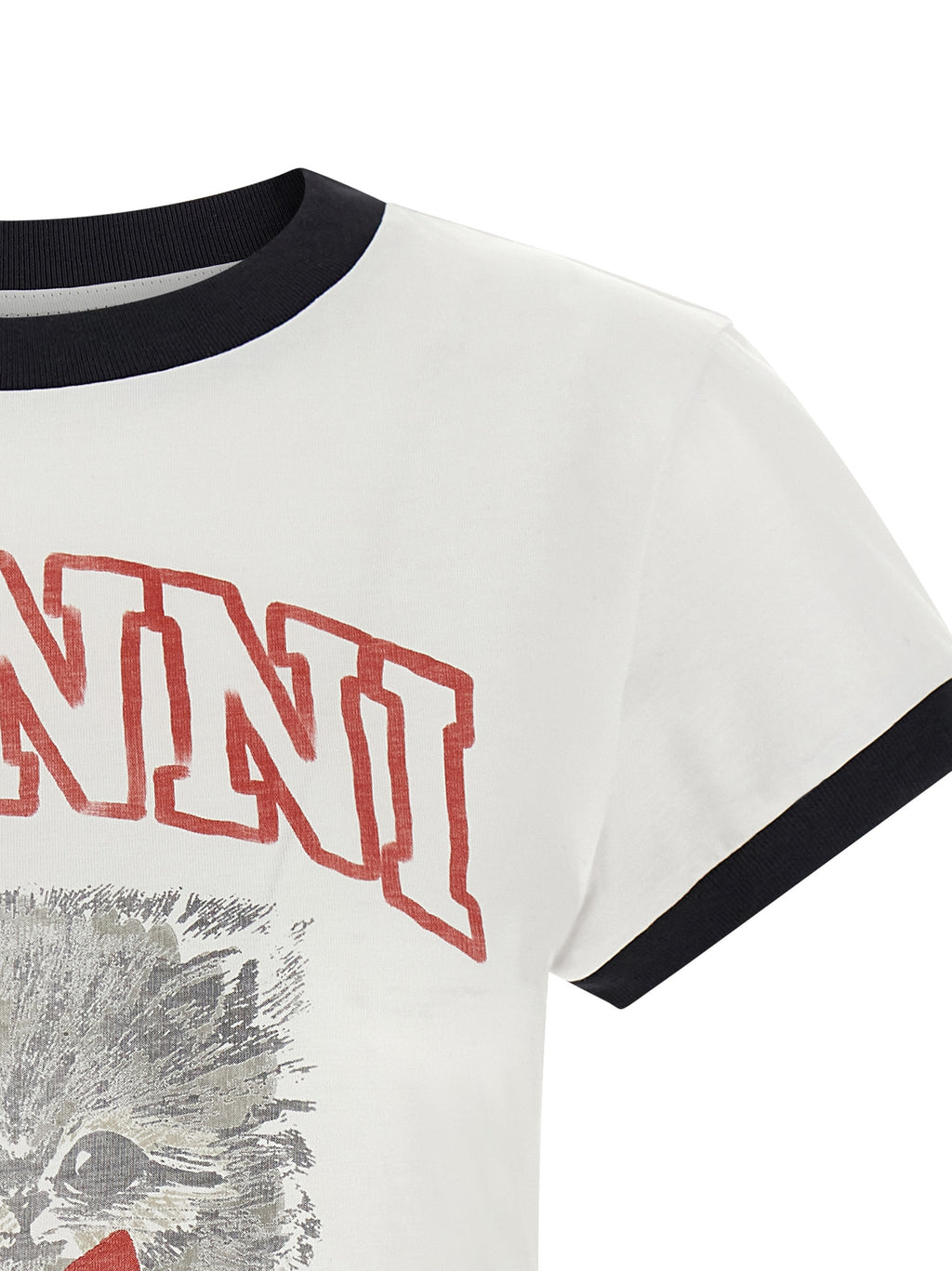 Ganni White Organic Cotton T-Shirt
