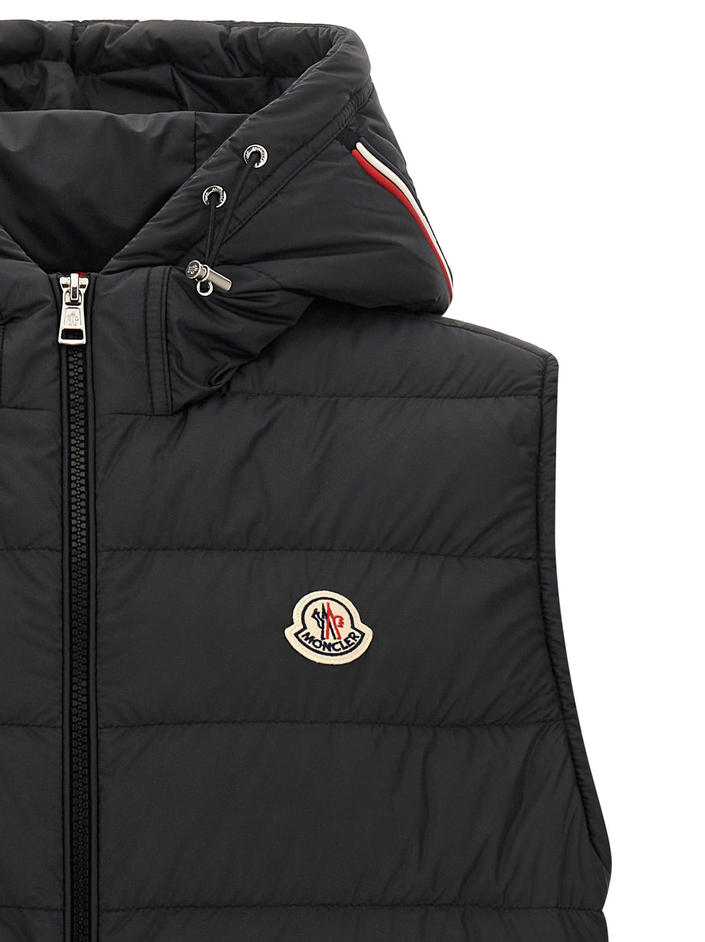 Moncler Black Polyester Sleeveless Jacket