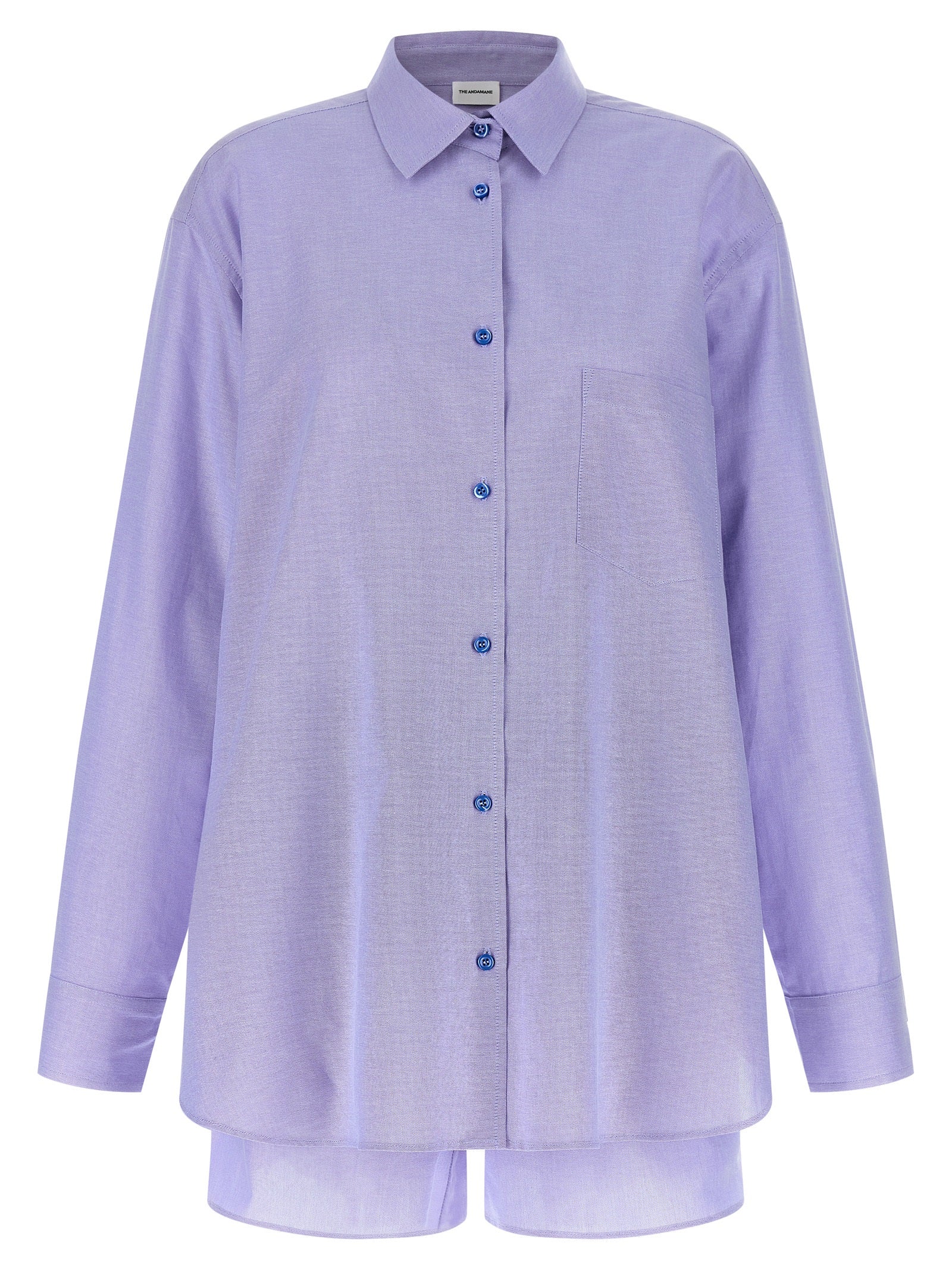 The Andamane Blue Cotton Pantsuit