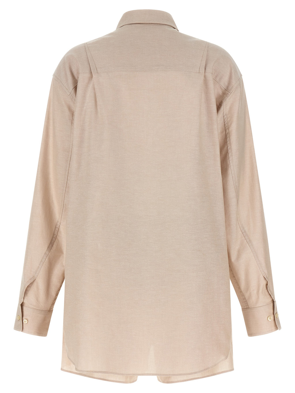 The Andamane Beige Cotton Dress Shirt