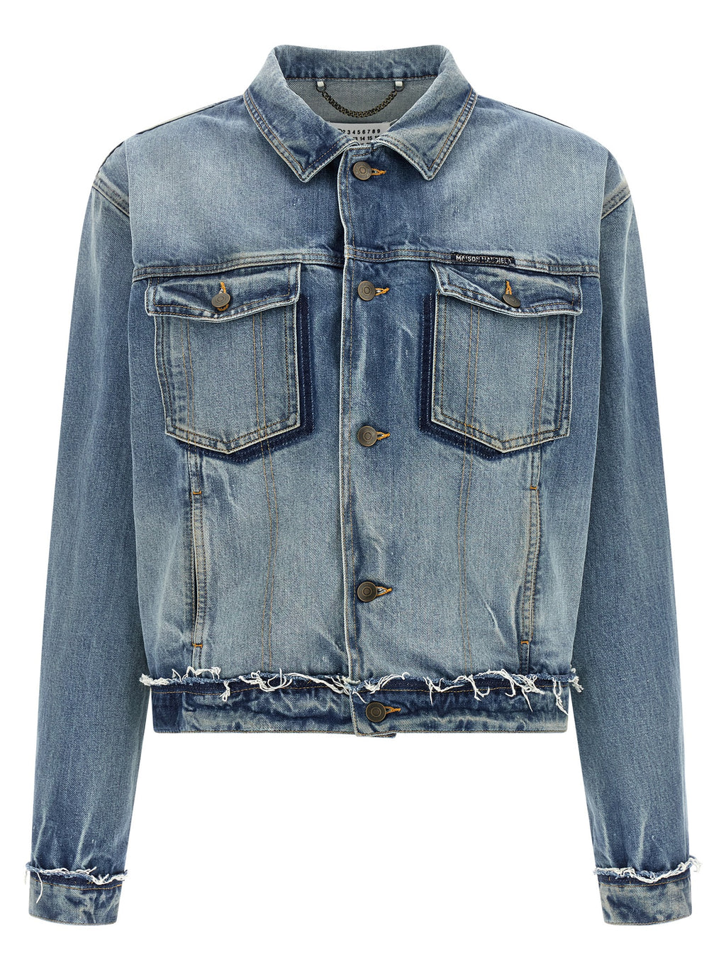 Maison Margiela Blue Cotton Denim Jacket