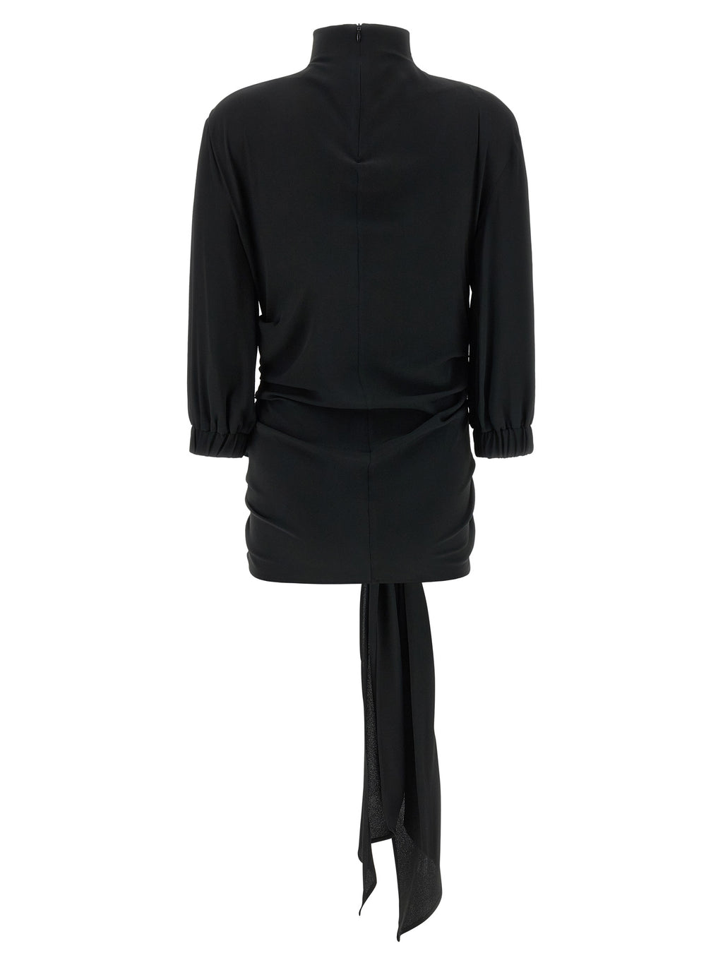 The Attico Black Acetate Tank Tops