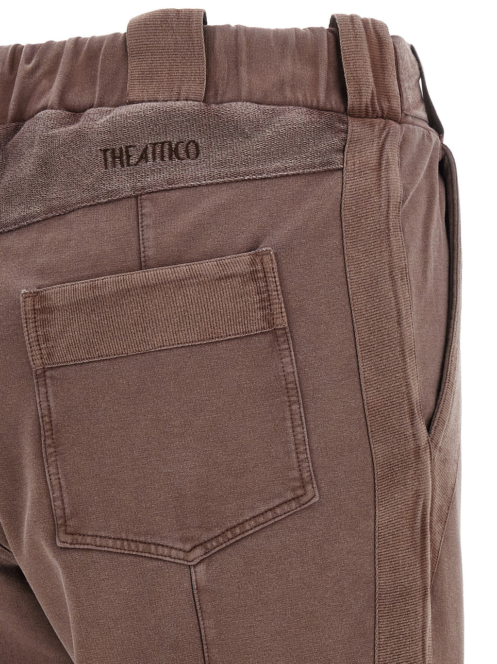 The Attico Brown Cotton Casual Pants