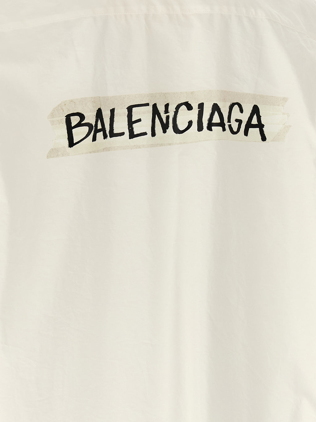 Balenciaga White Cotton Blouse