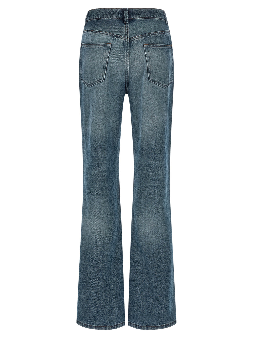 A.P.C. Blue Cotton Flared Jeans