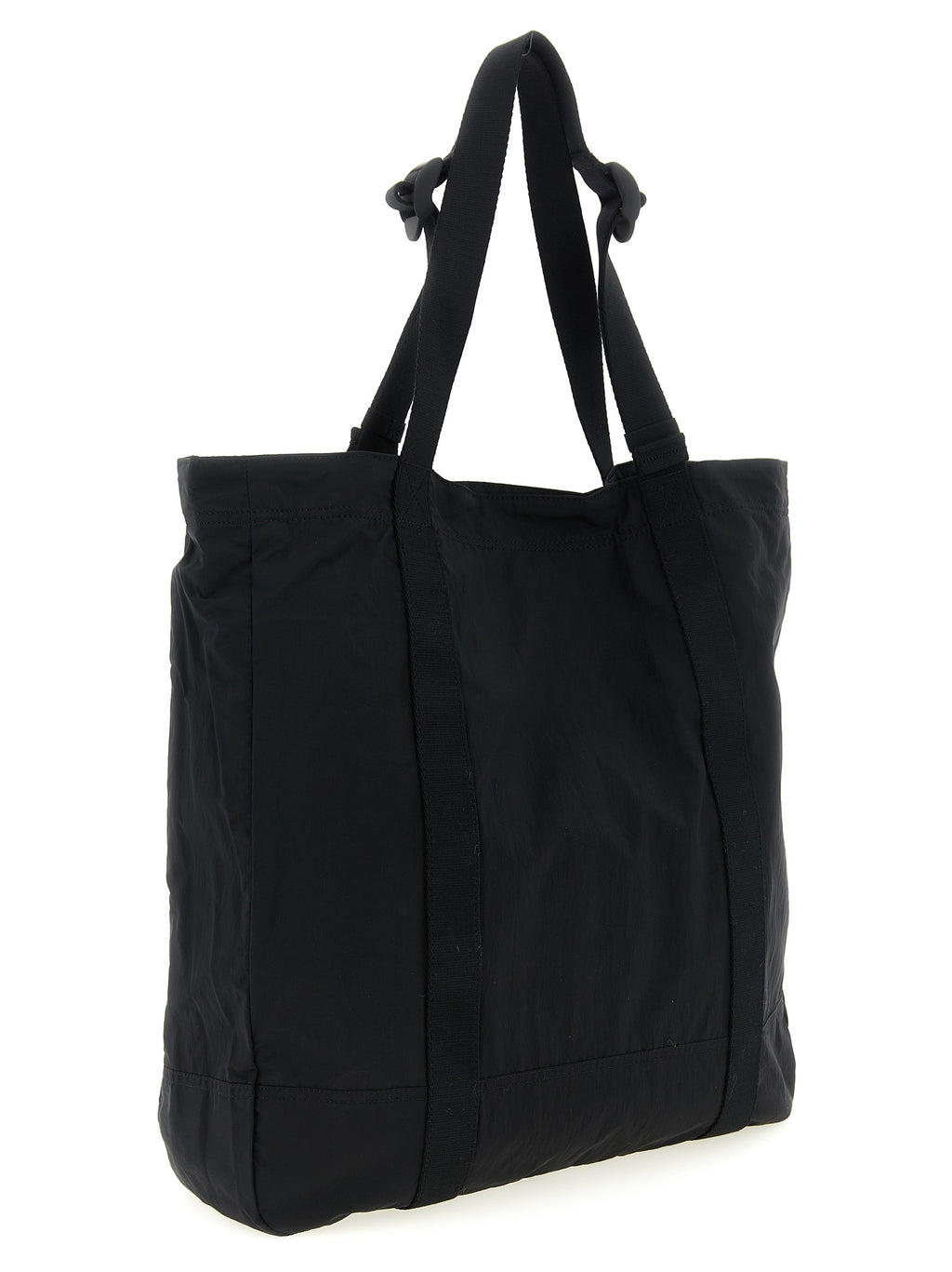 Stone Island Black Polyamide Tote Bag