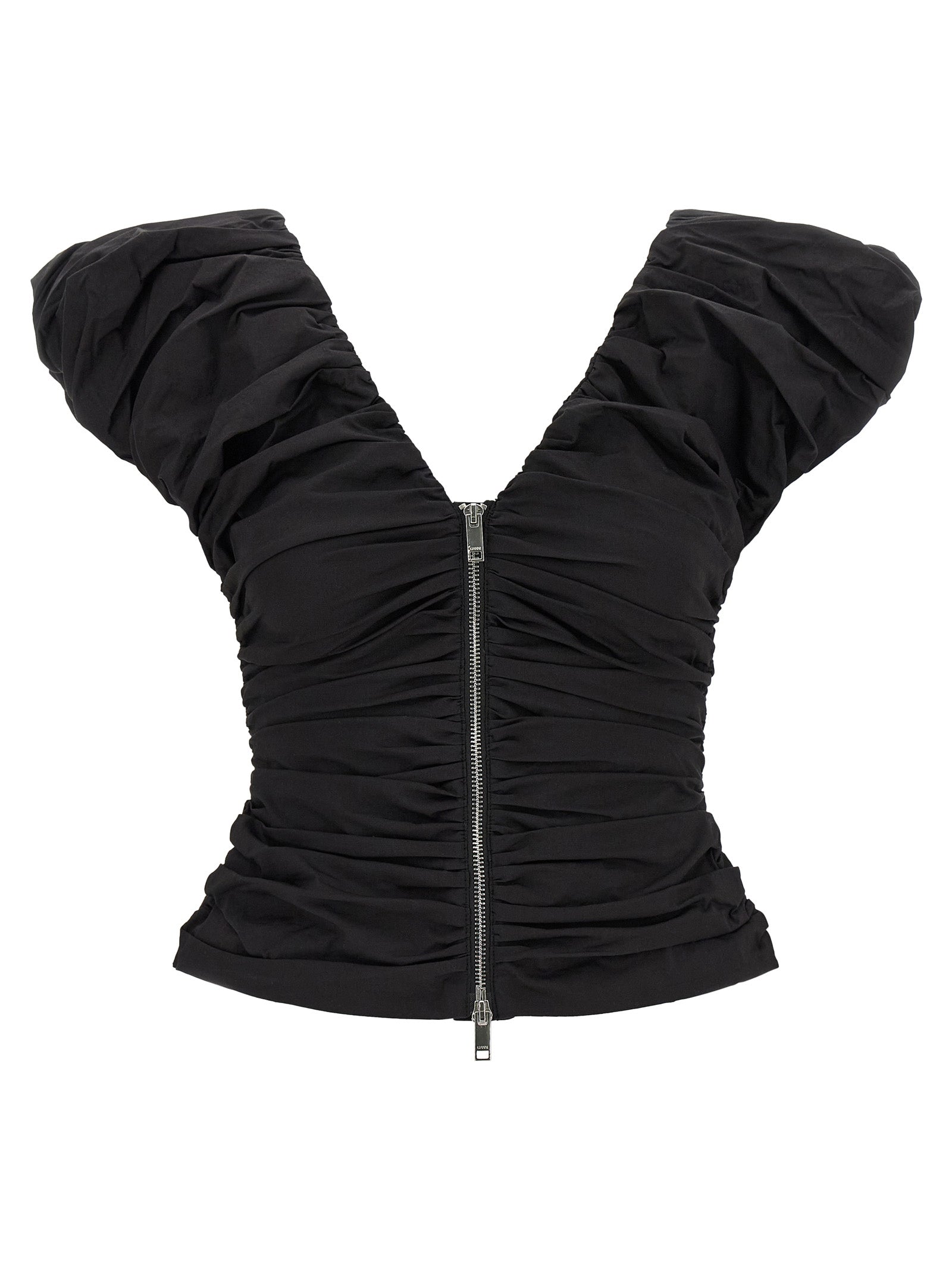 Ganni Black Cotton Shirt