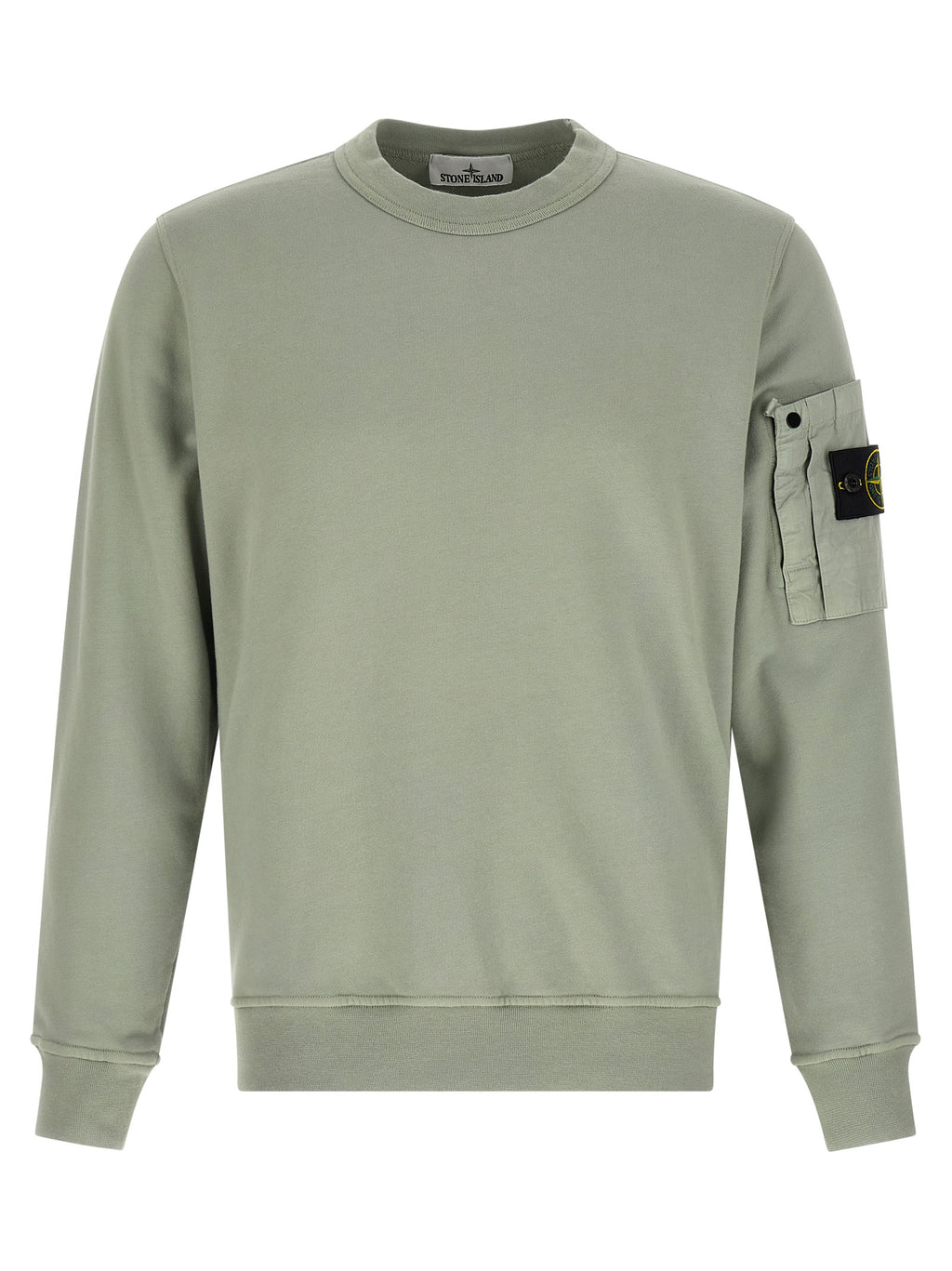 Stone Island Bicolor Cotton Sweatshirt