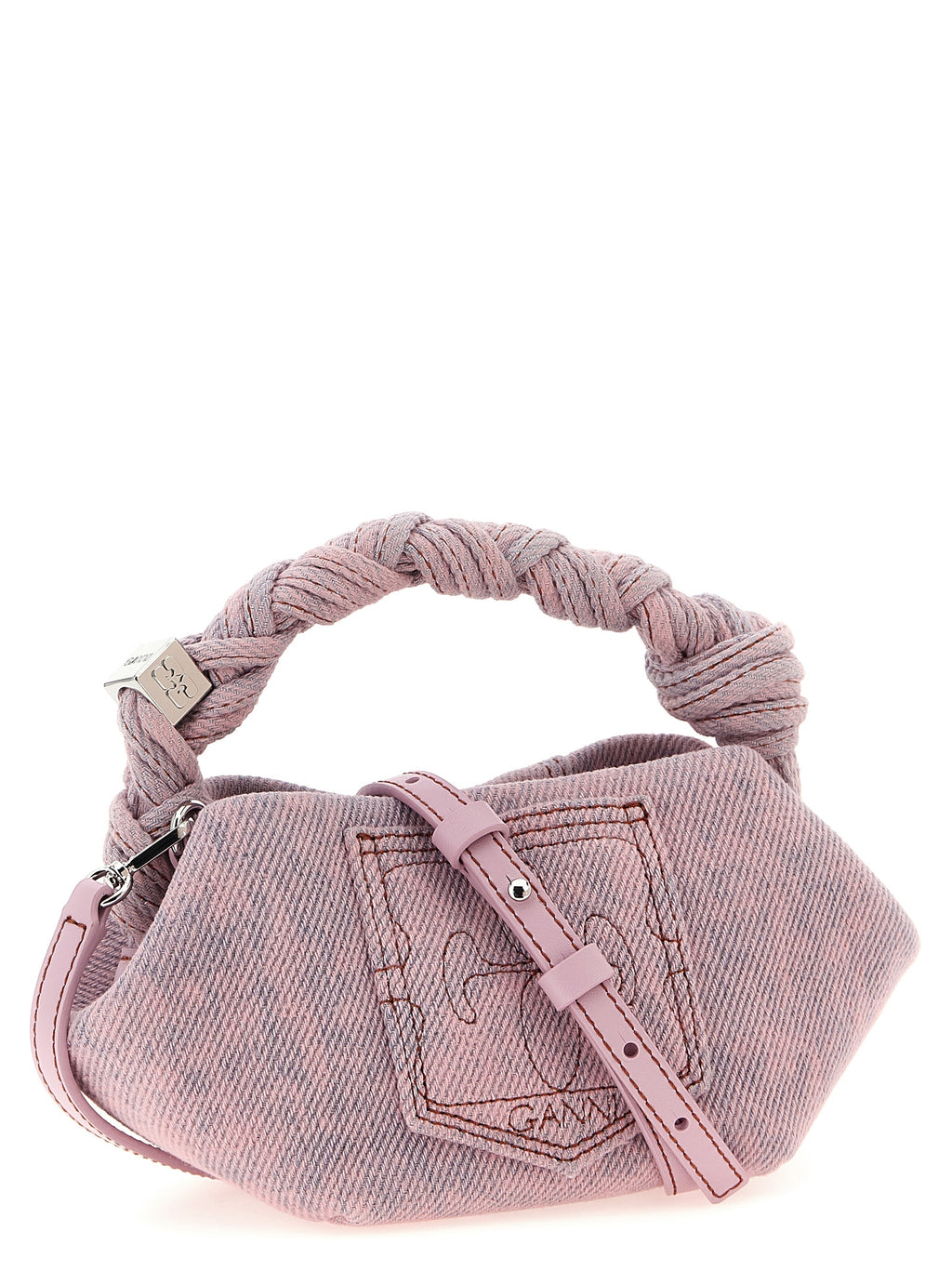 Ganni Multicolor Organic Cotton Handbag