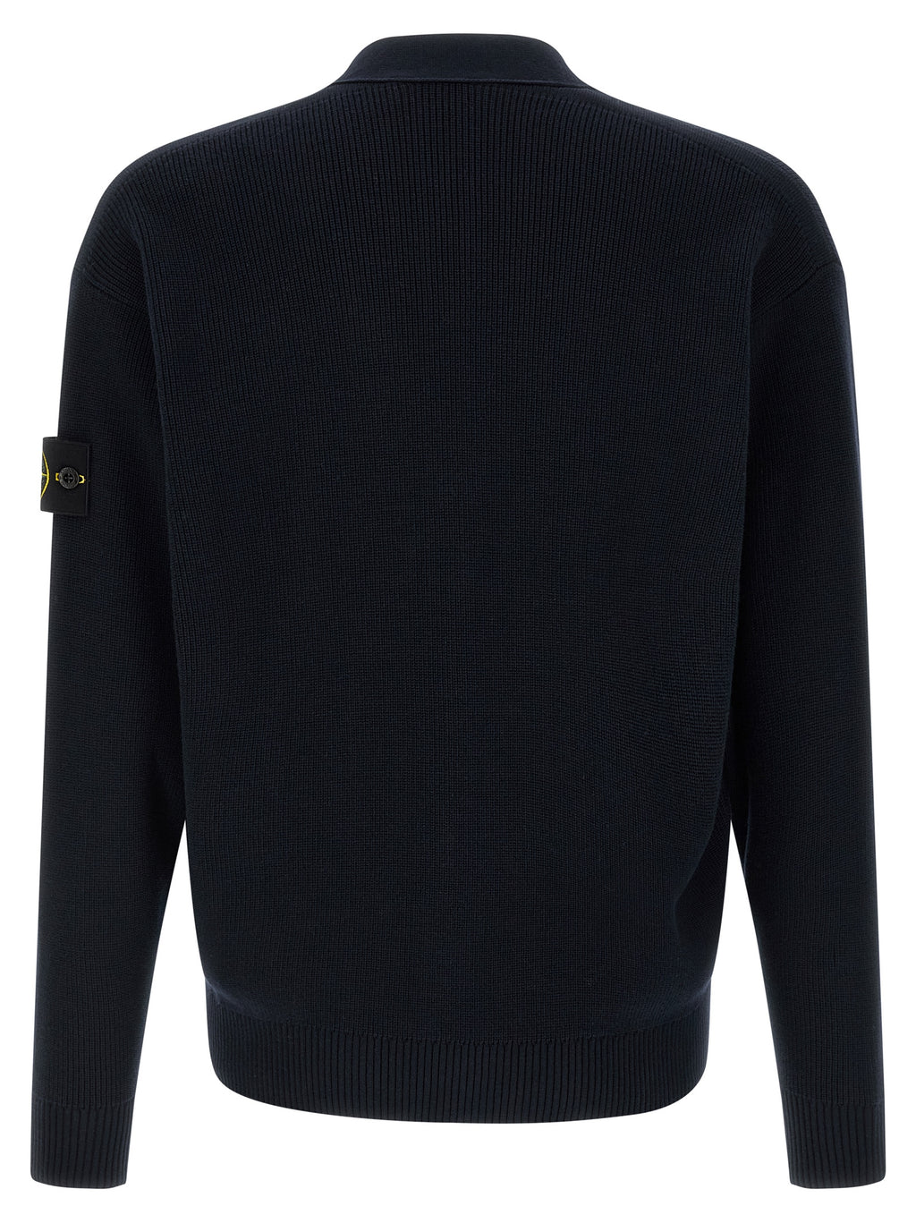 Stone Island Blue Cotton Cardigan