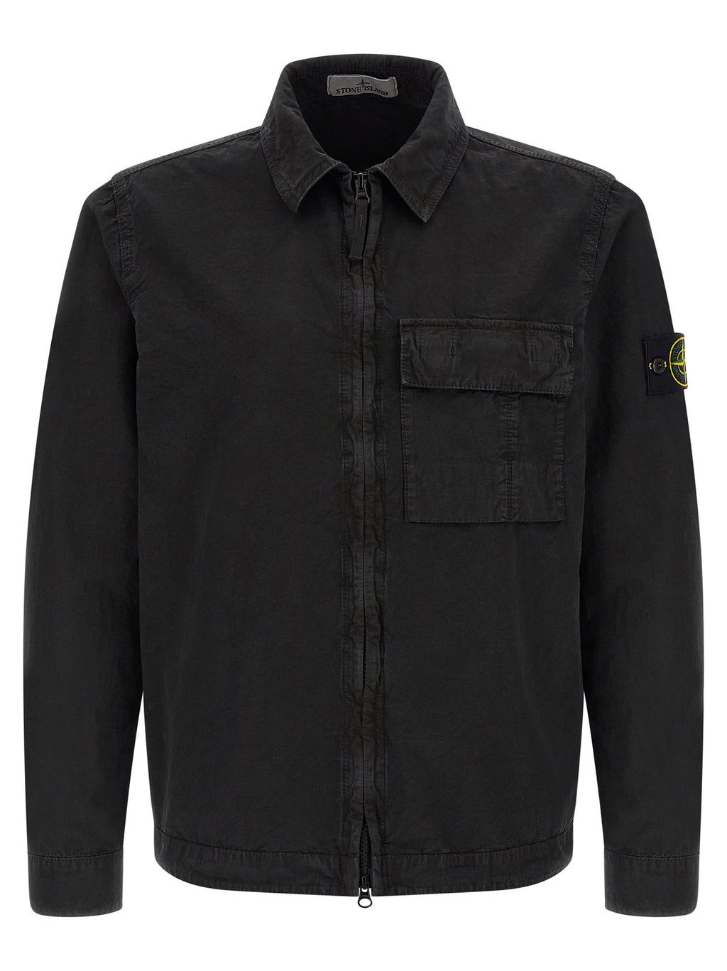 Stone Island Black Cotton Blouse