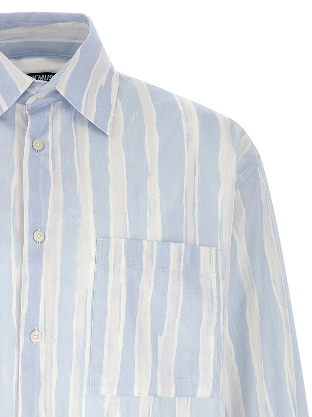 Jacquemus Blue Cotton Blouse