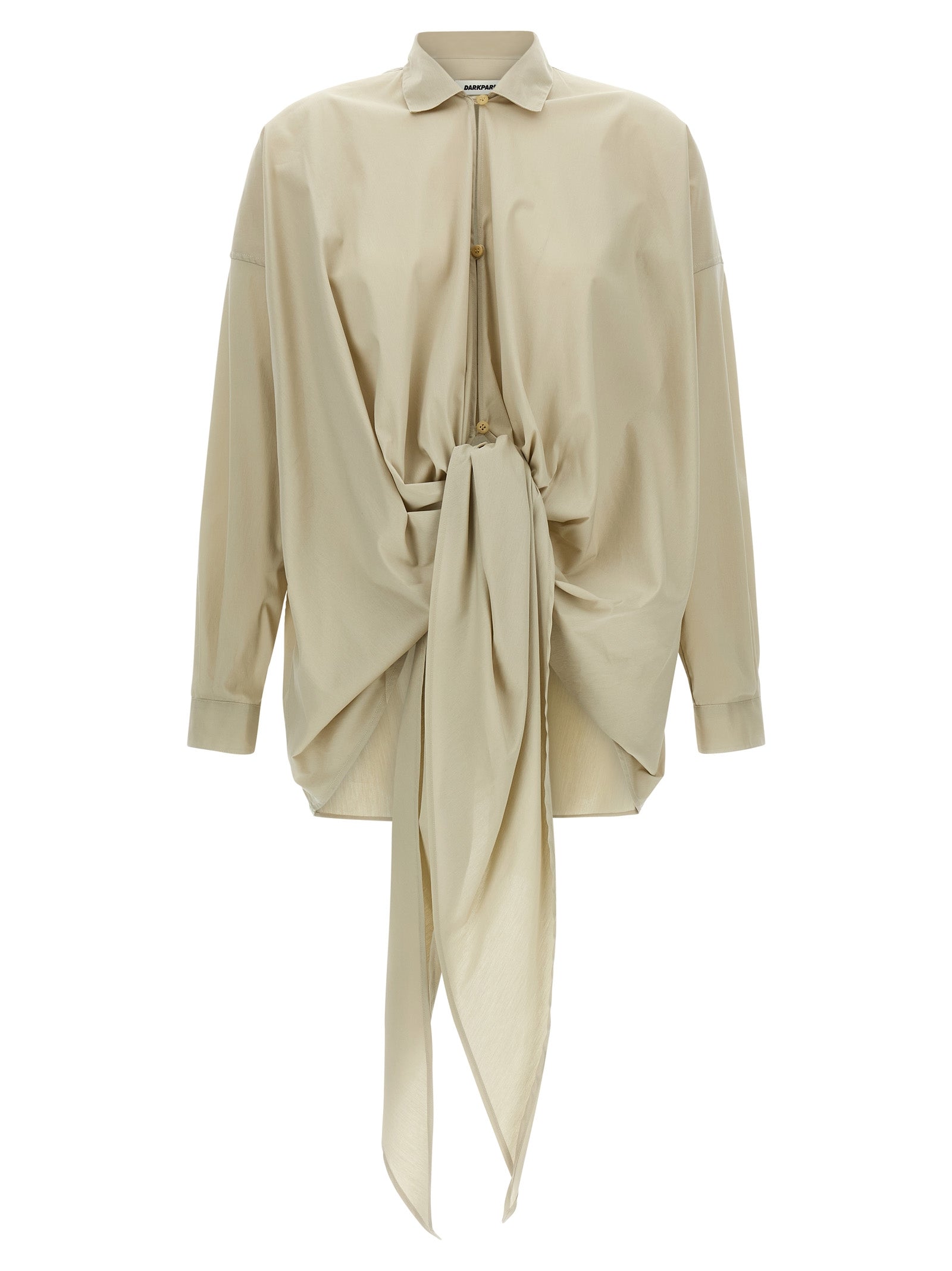 Darkpark Beige Cotton Blouse