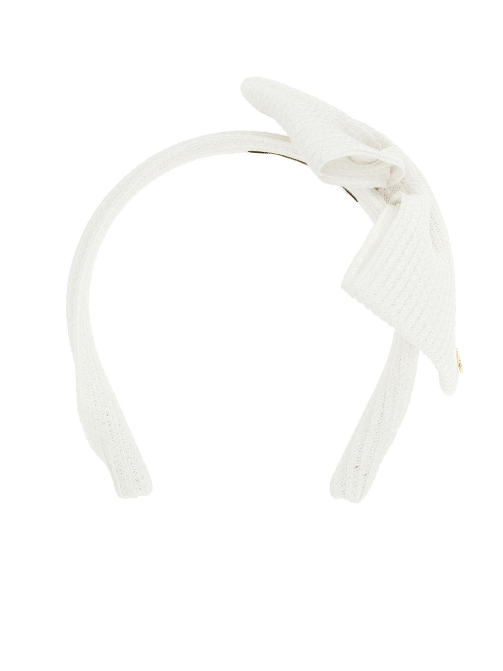 Maison Michel White Papier Headband