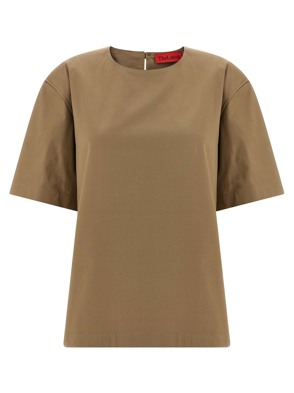 THELATEST Brown Cotton T-Shirt