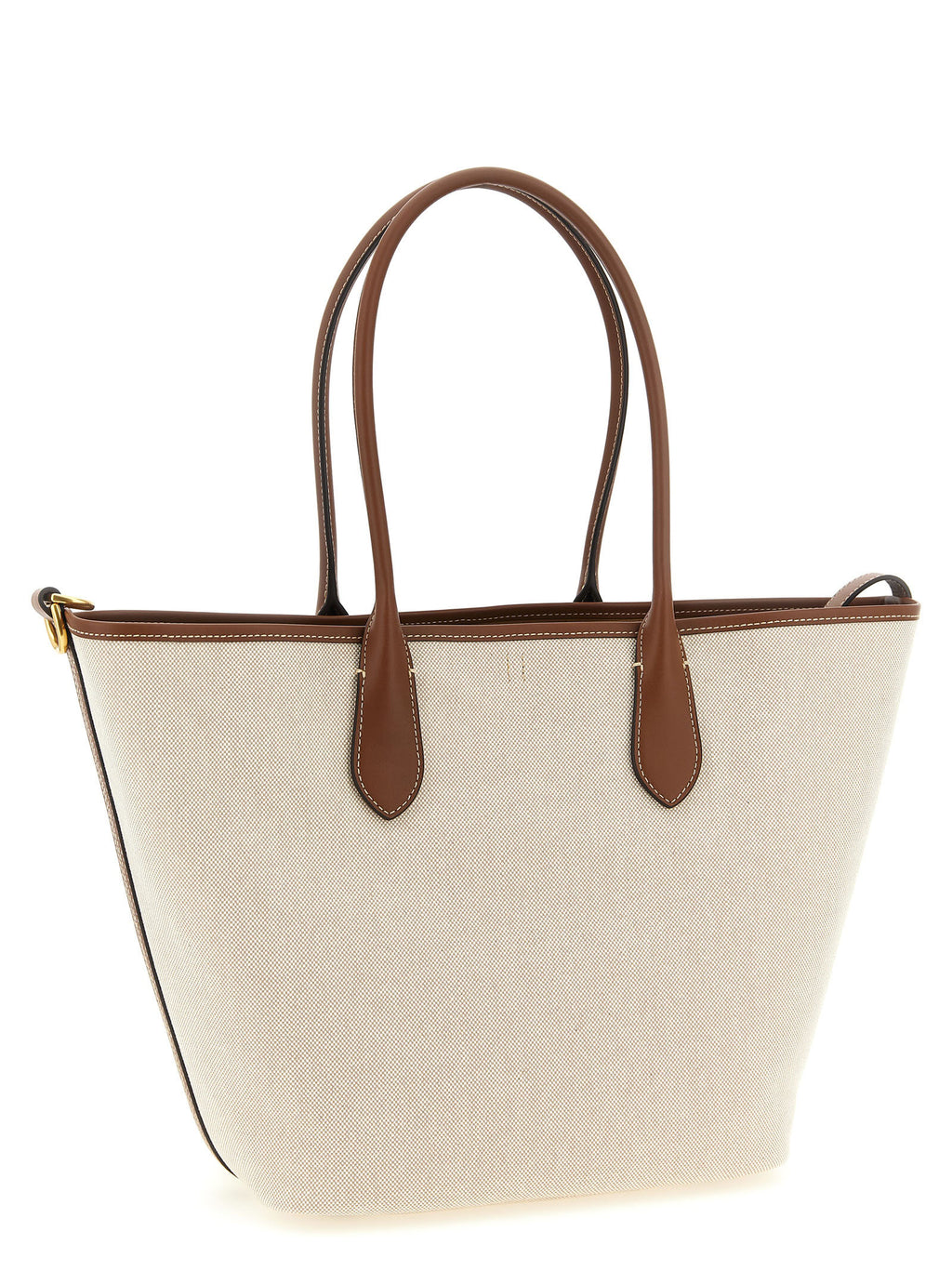 Polo Ralph Lauren Brown Cotton Tote Bag