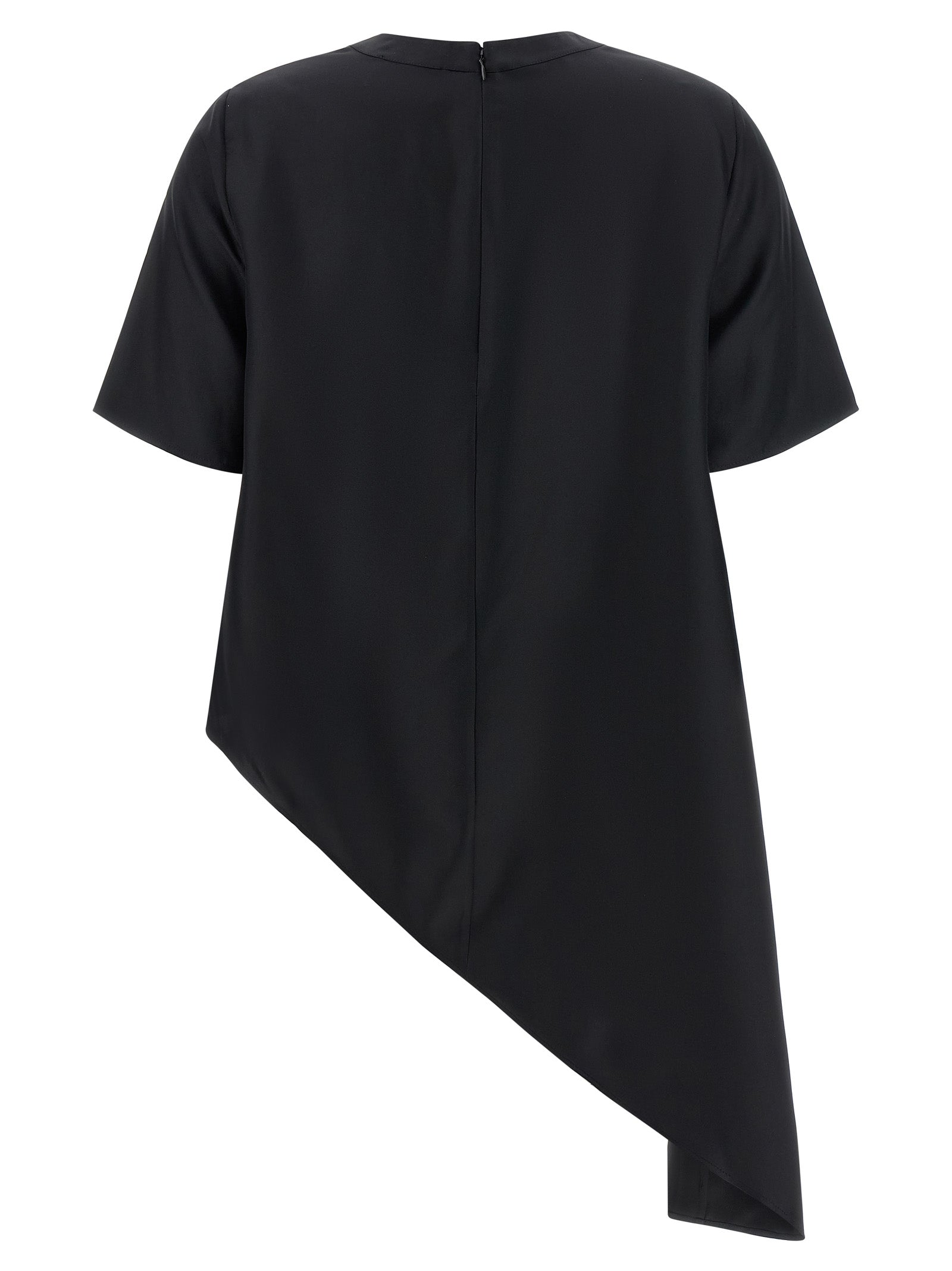 Loulou De Saison Black Silk Blouse