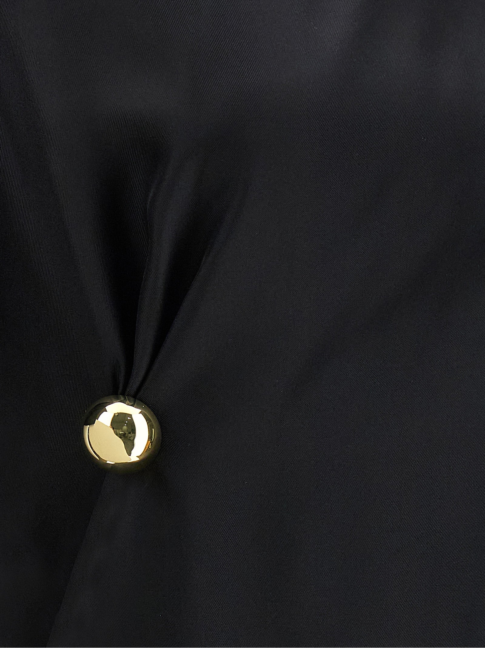 Loulou De Saison Black Silk Blouse