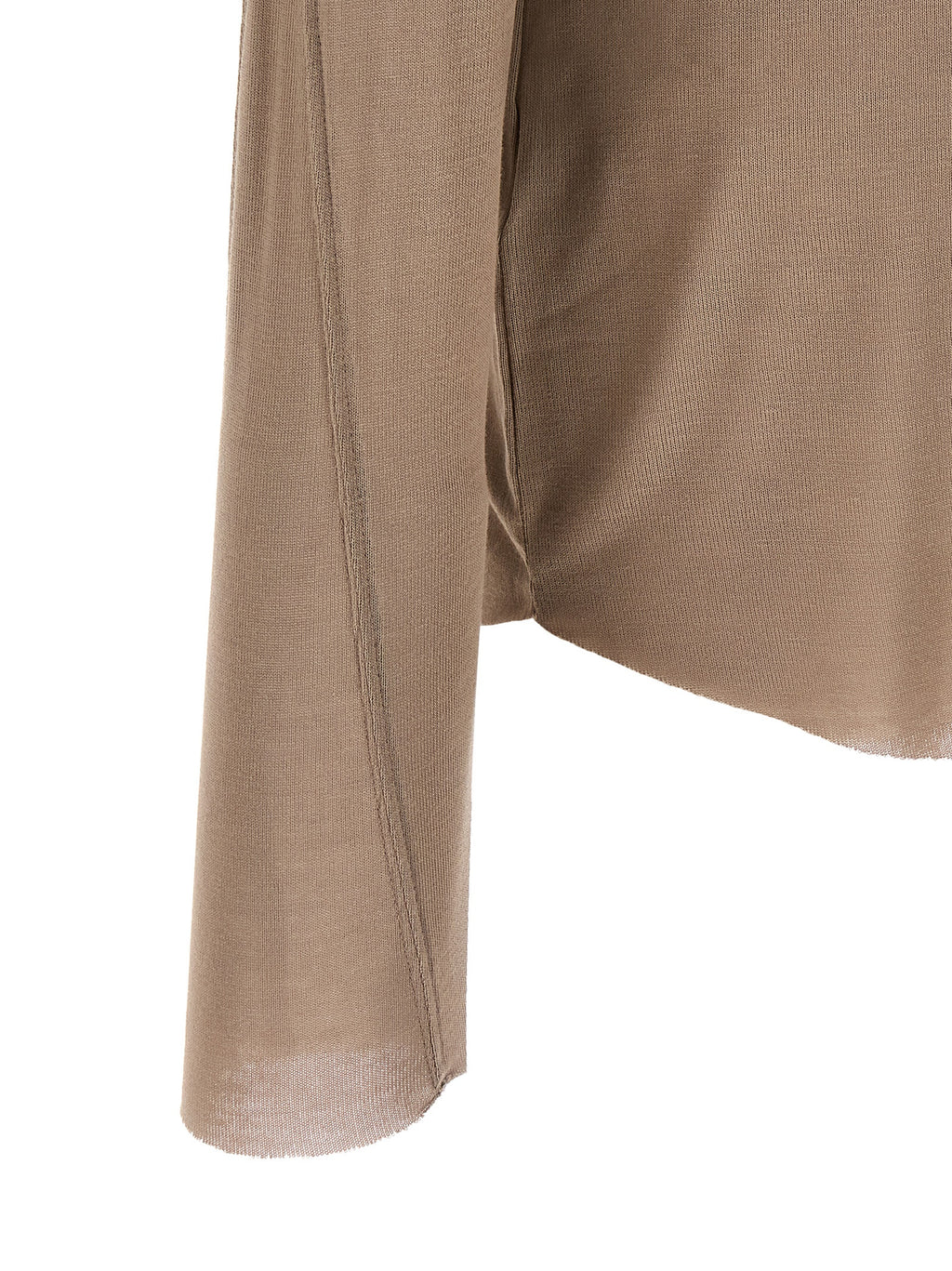 Thom Krom Gray Viscose T-Shirt