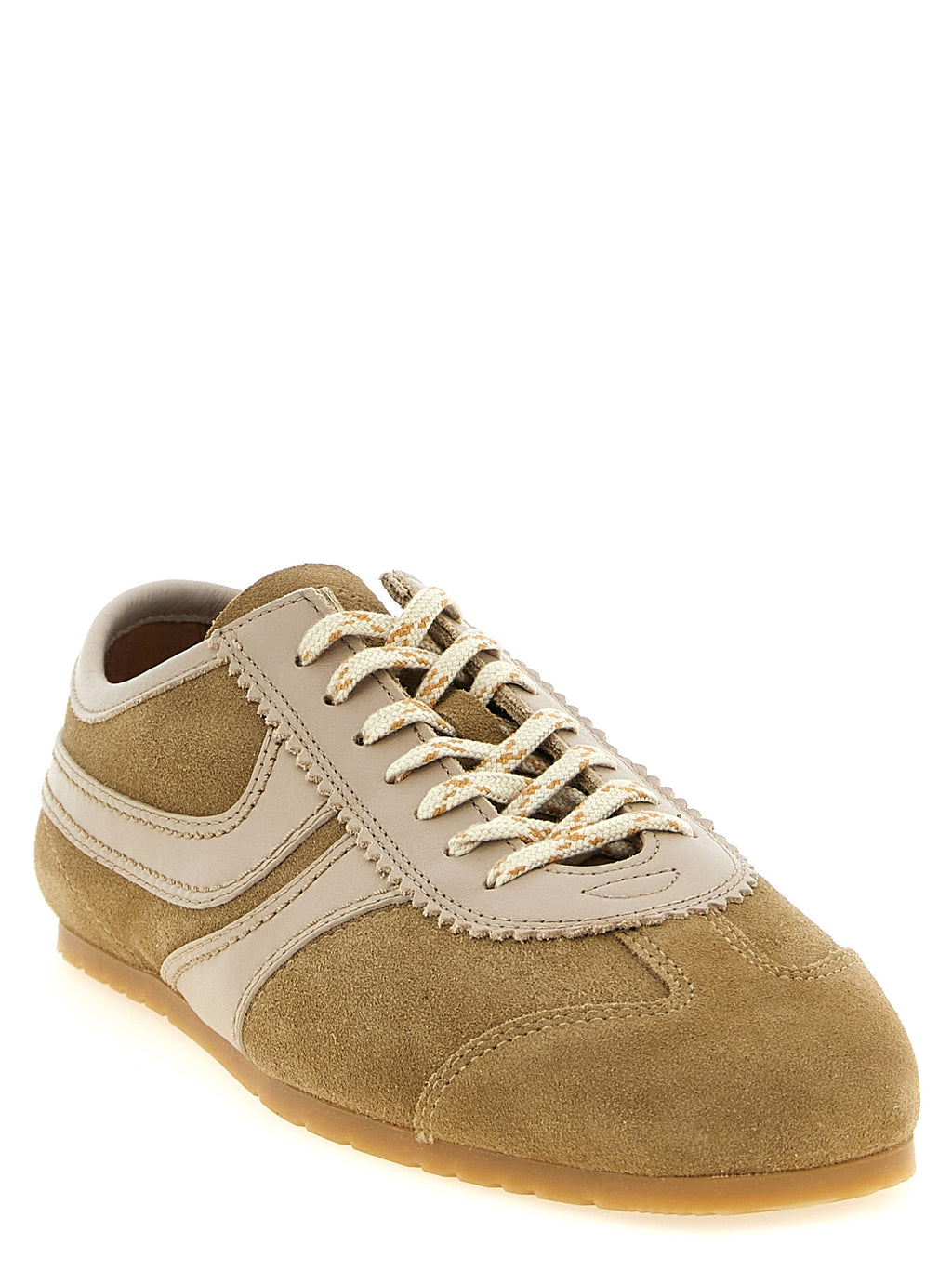 Dries Van Noten Beige Calfskin Sneakers