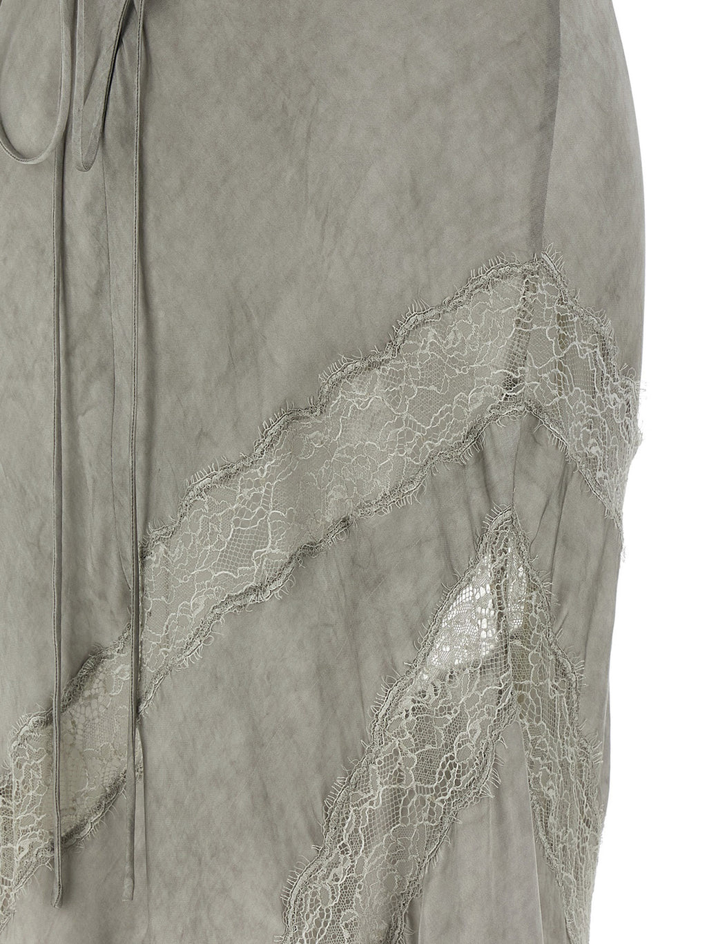 The Andamane Gray Viscose Long Dress