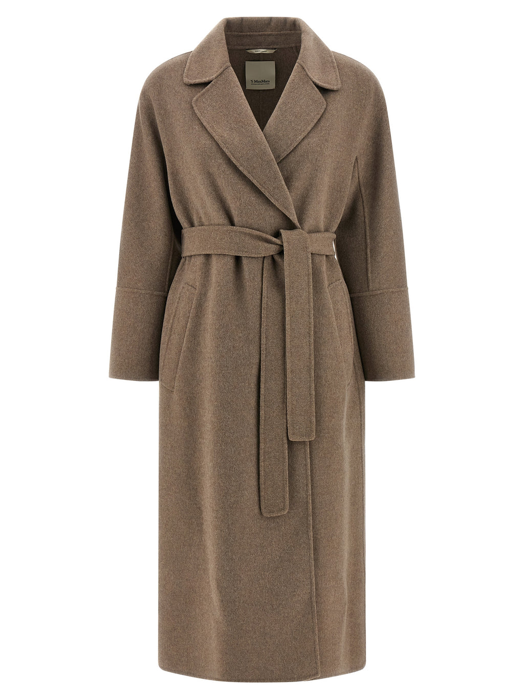 'S Max Mara Brown Virgin Wool Coat