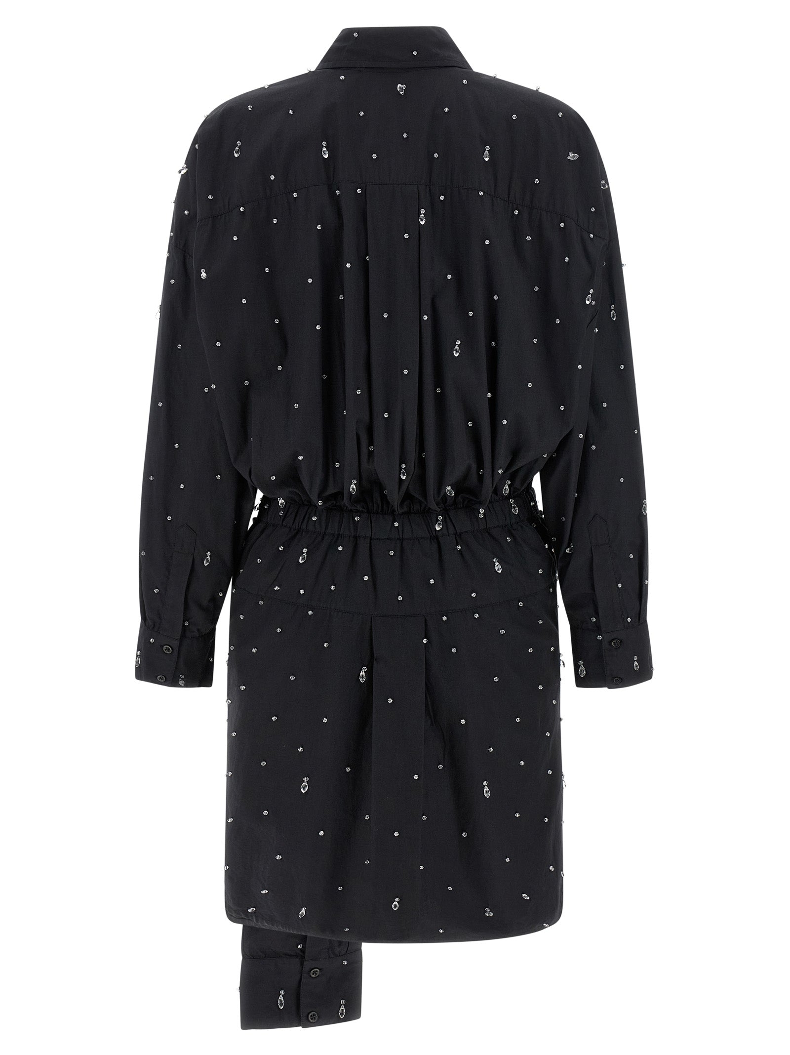 Giuseppe Di Morabito Black Cotton Short Dress