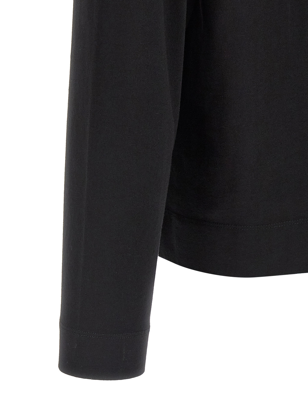 Dries Van Noten Black Cotton T-Shirt