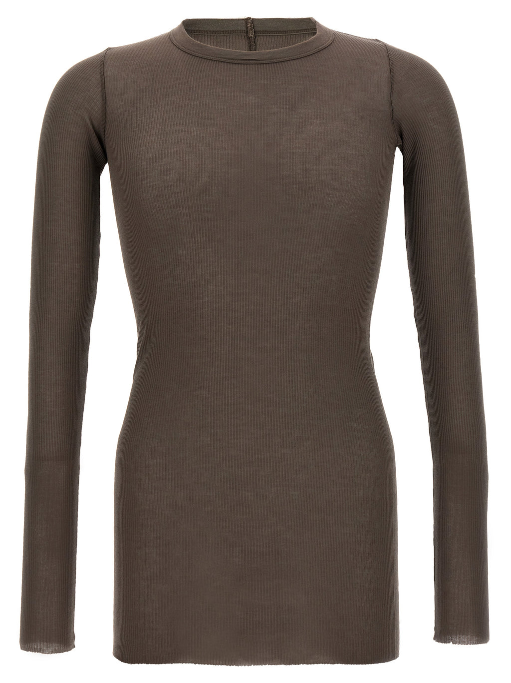 Rick Owens Gray Viscose T-Shirt