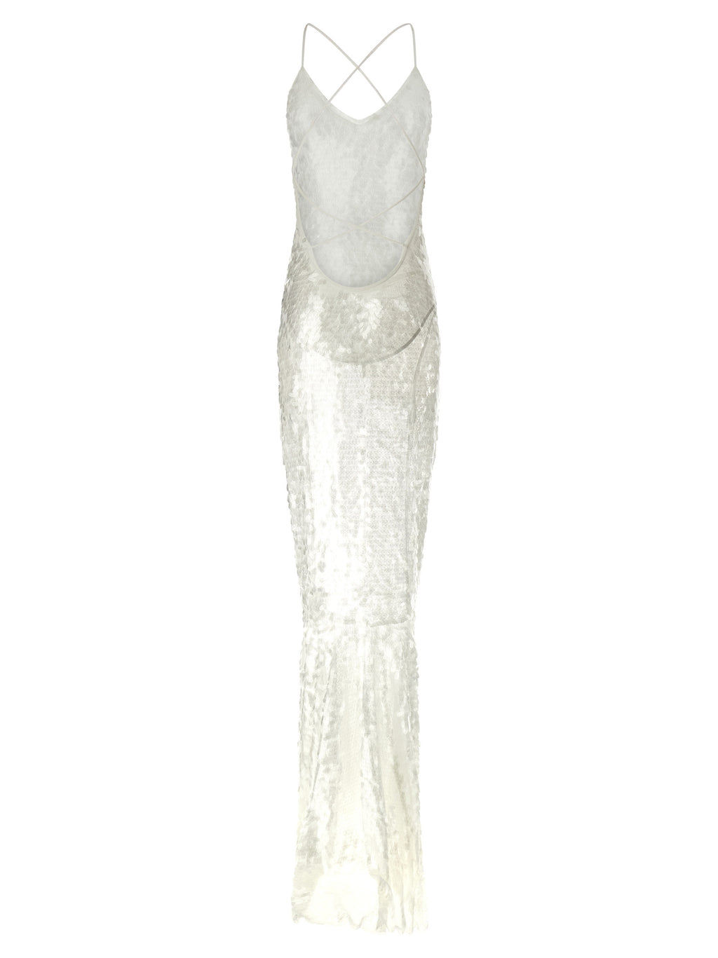 Norma Kamali White Polyamide Long Dress