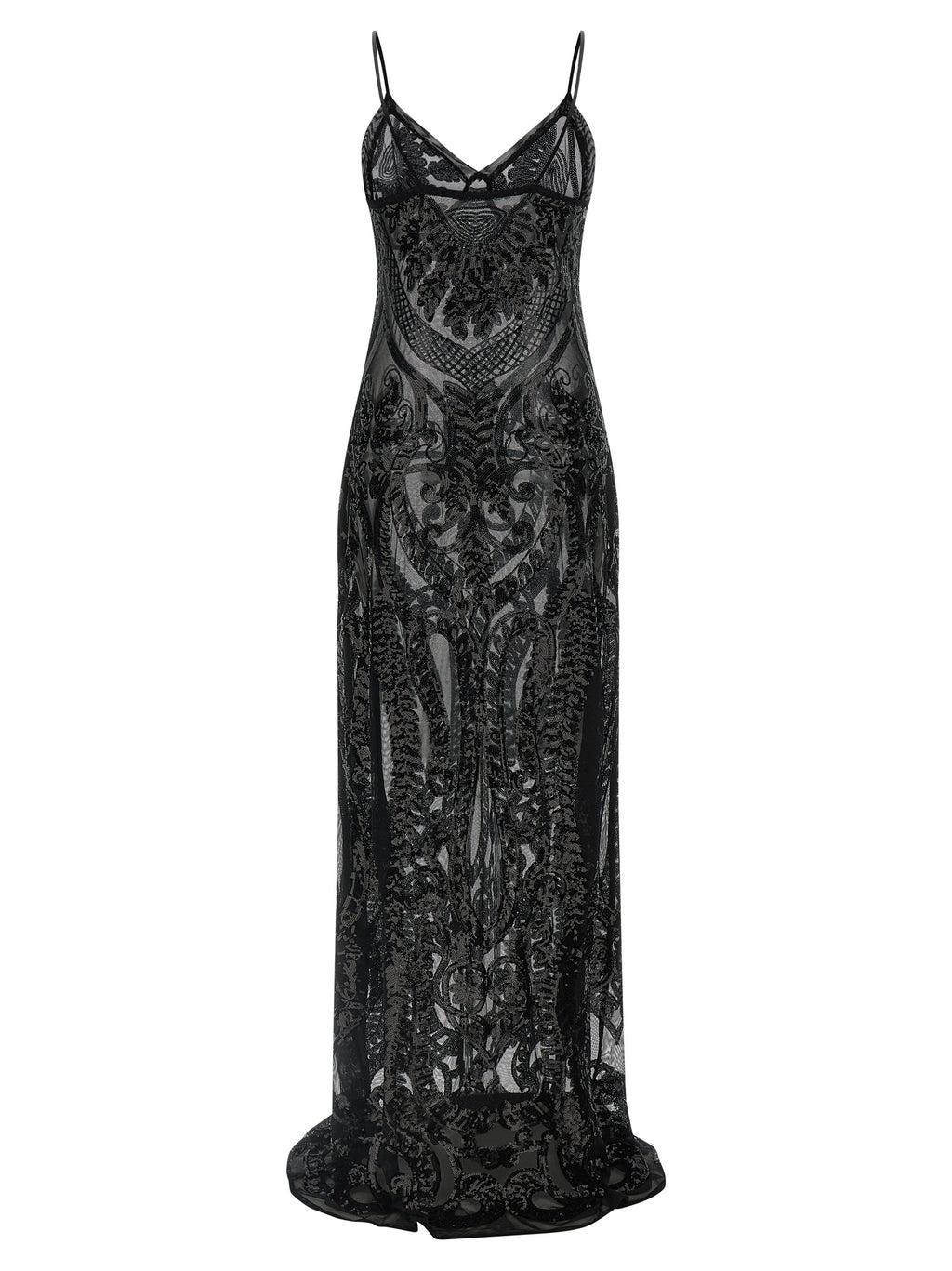 Norma Kamali Black Polyester Long Dress
