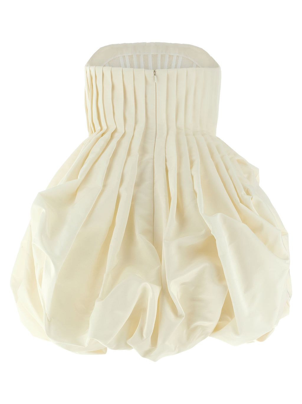 Carolina Herrera White Silk Short Dress