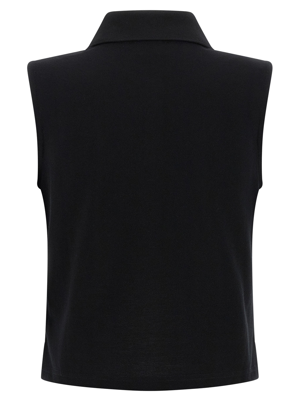 Saint Laurent Black Cotton Polo Shirt