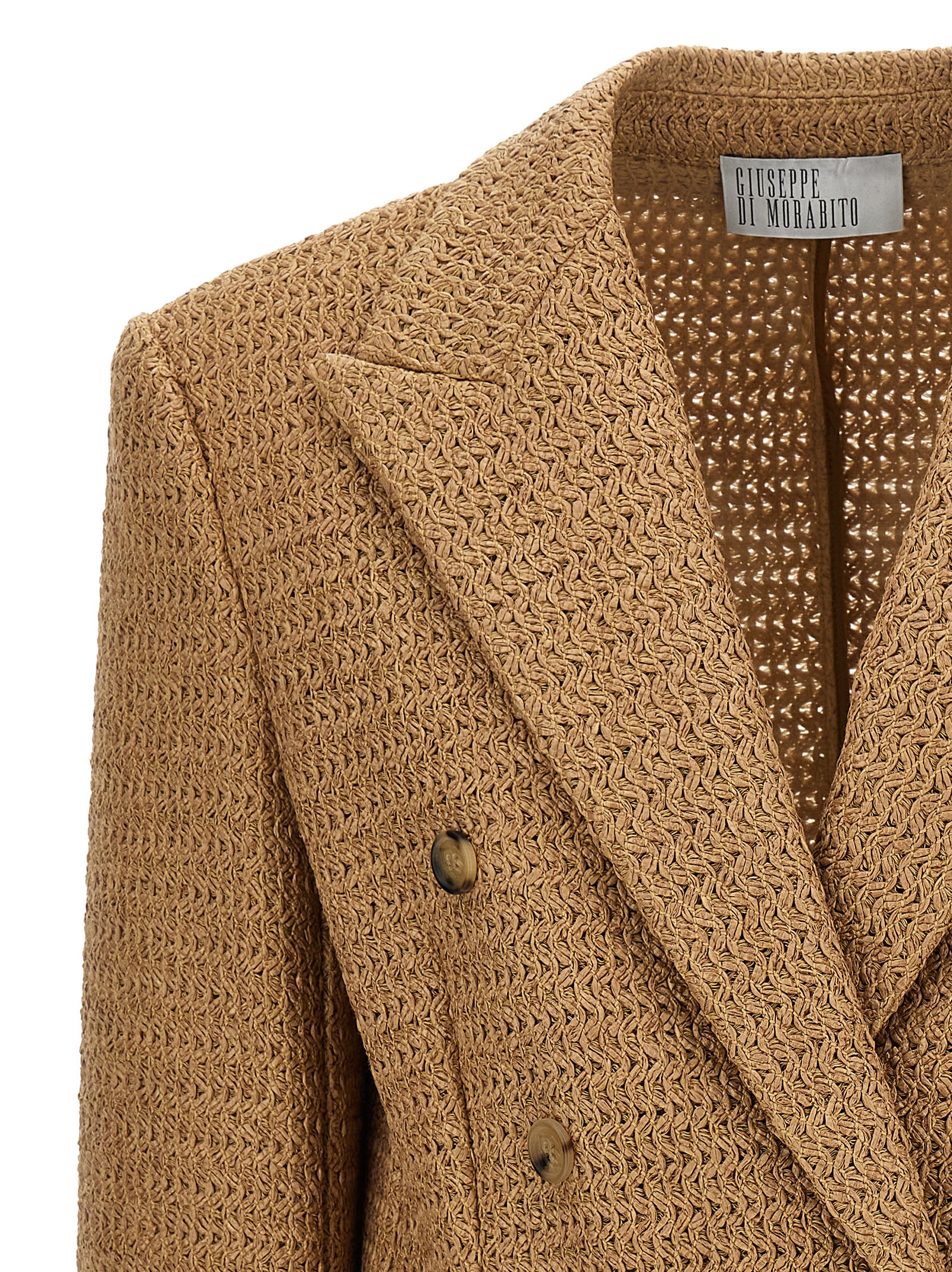 Giuseppe Di Morabito Beige Polyamide Blazer