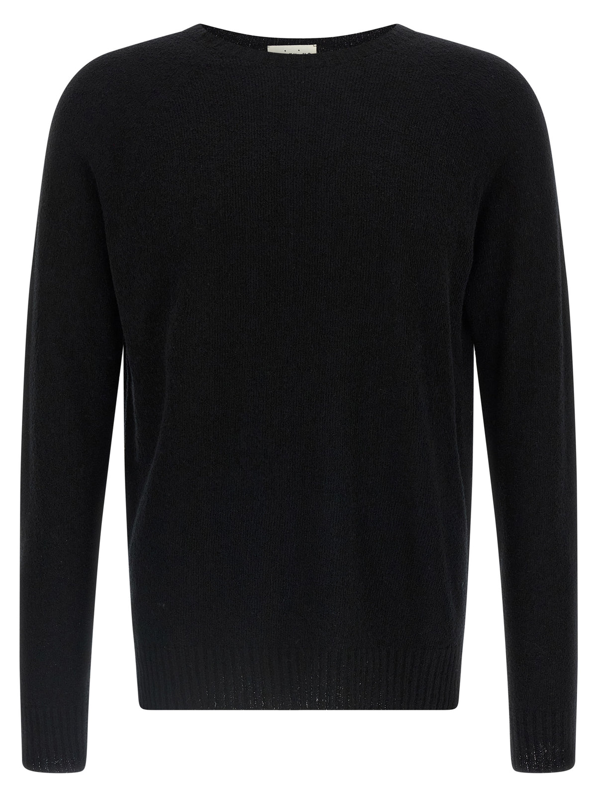 MA'RY'YA Black Cotton Cardigan