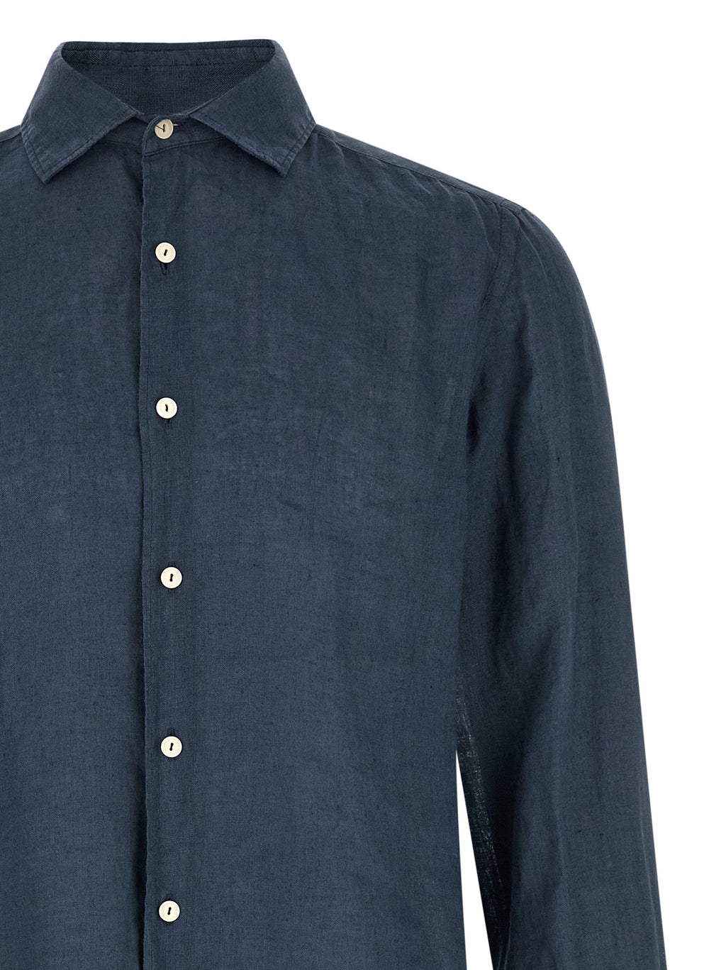 MC2 Saint Barth Blue Linen Blouse