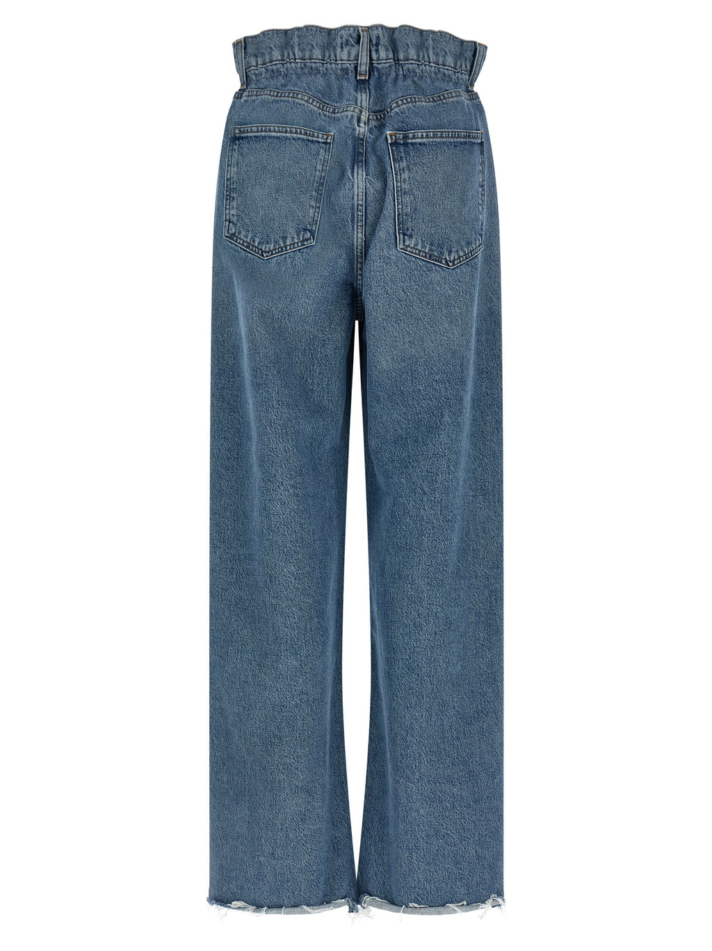 Agolde Blue Cotton Straight-Leg Jeans