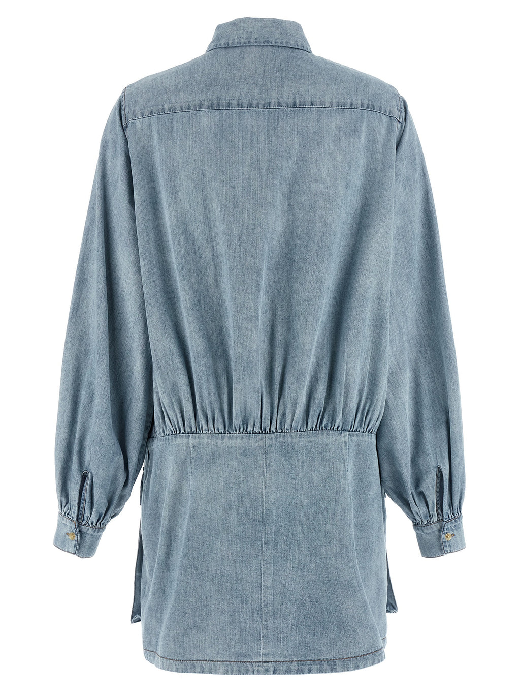 7 For All Mankind Blue Cotton Short Dress