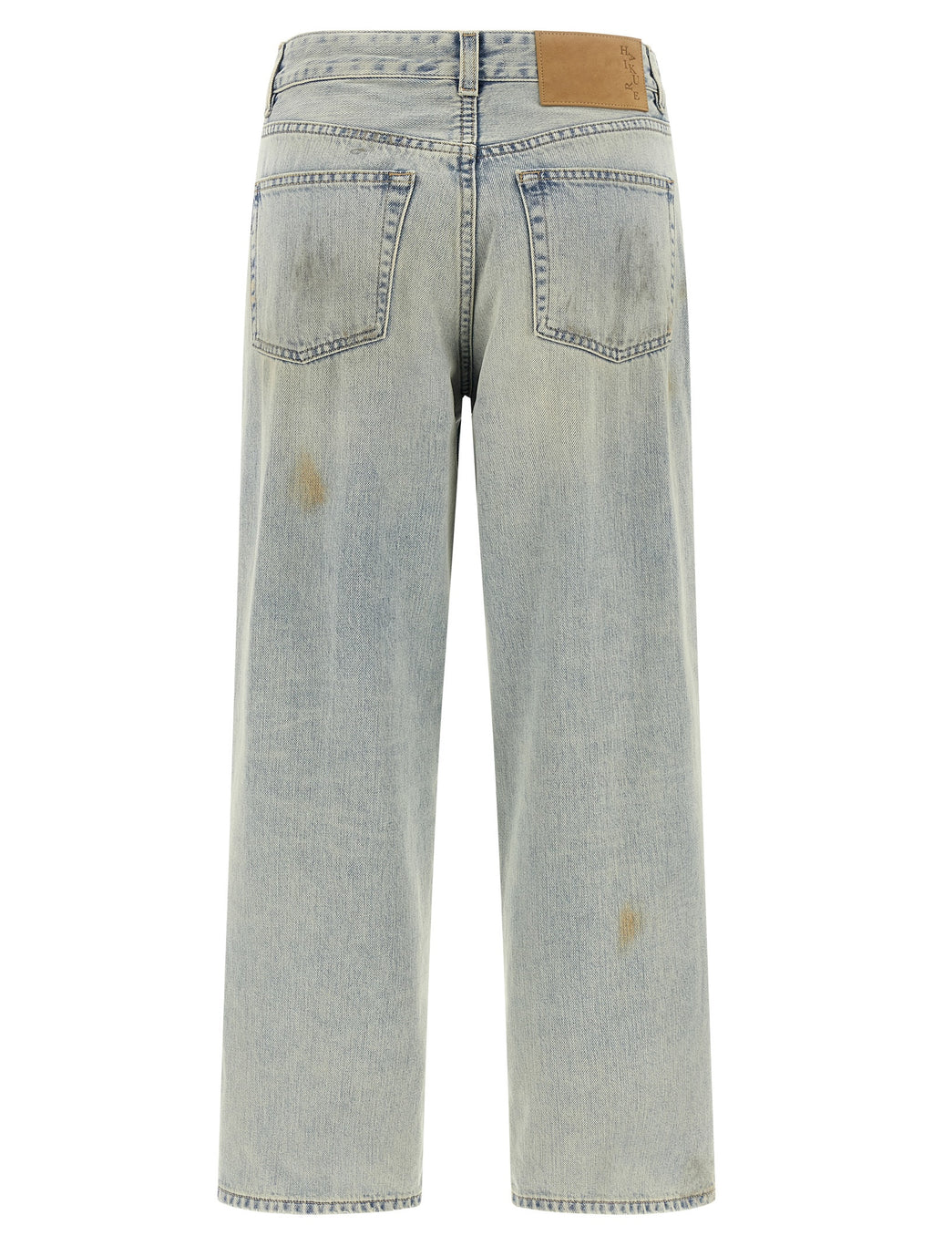 Haikure Blue Cotton Cropped Jeans
