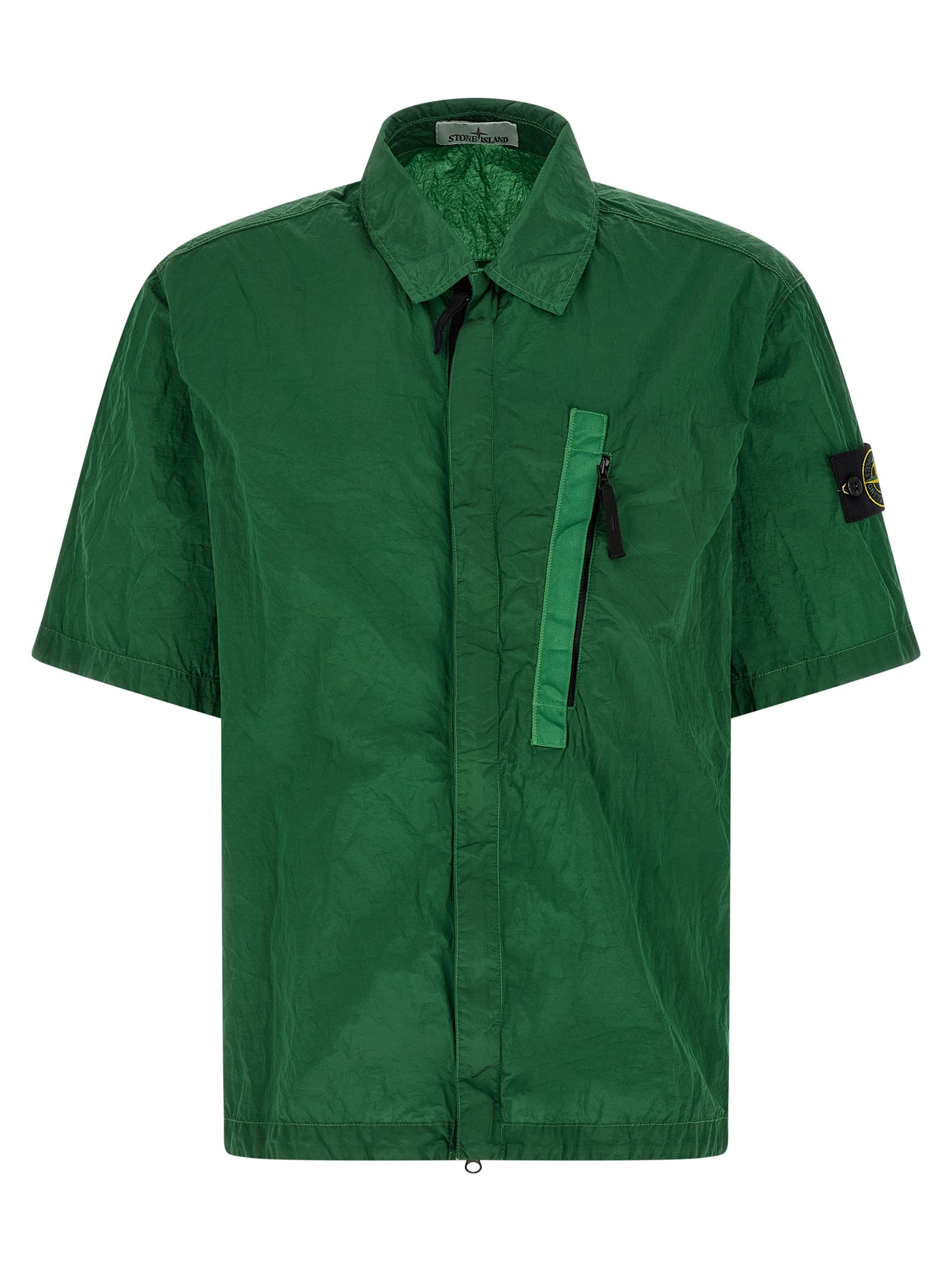 Stone Island Bicolor Polyamide Blouse