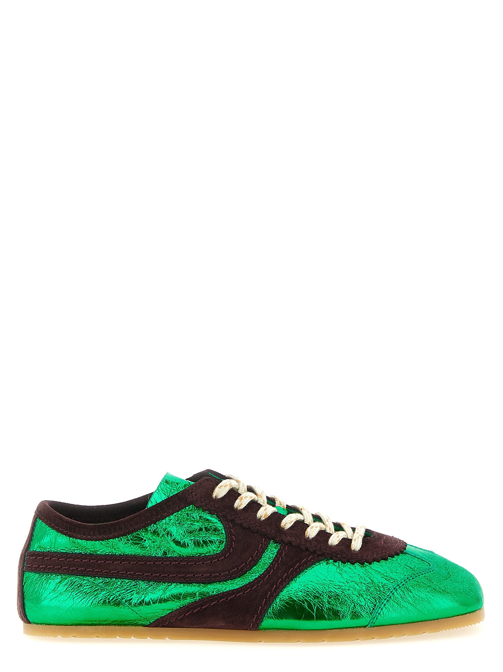 Dries Van Noten Bicolor Lamb Leather Sneakers